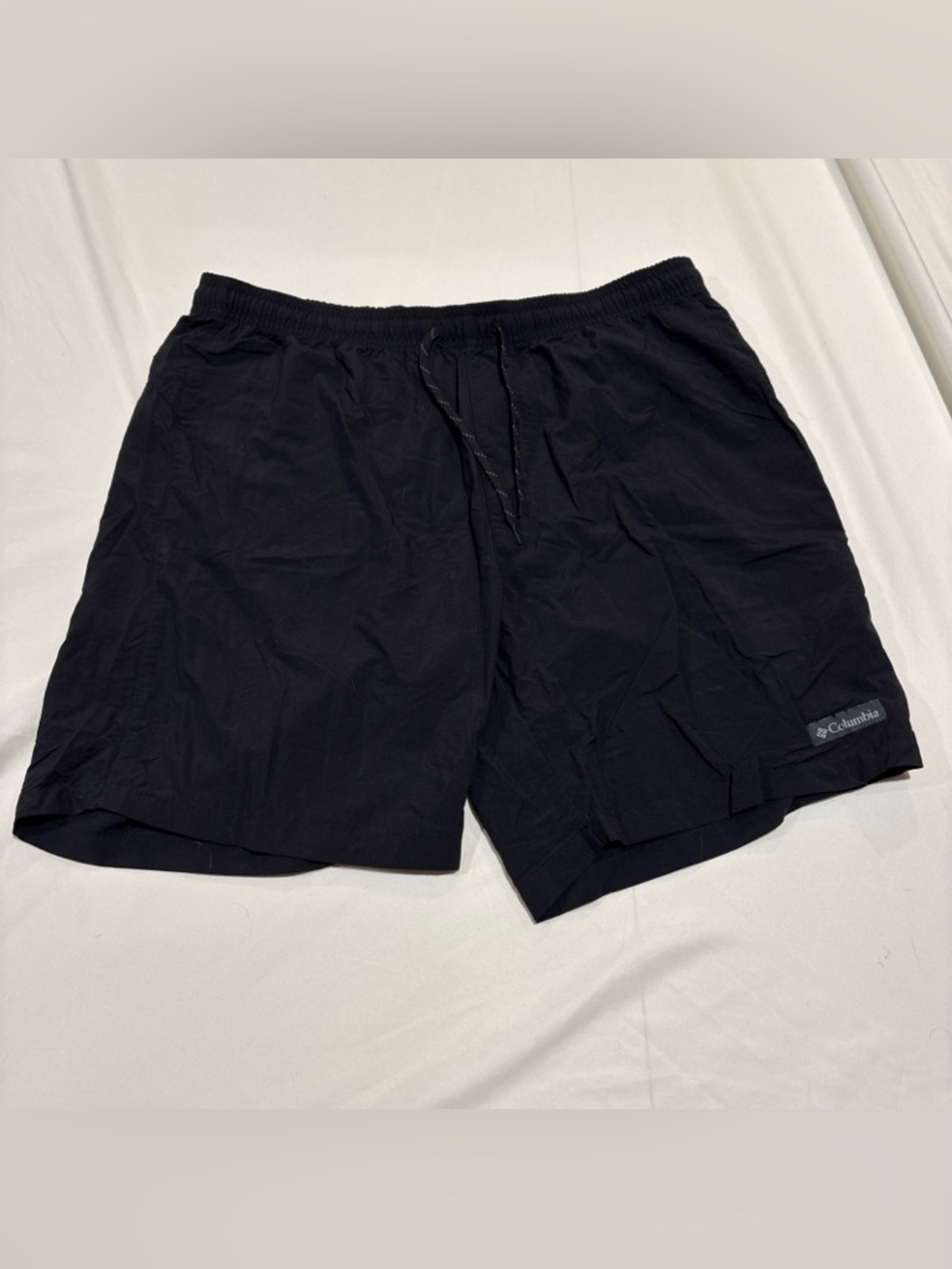 Men’s Columbia Black Athletic/Swim  Shorts Sz Large